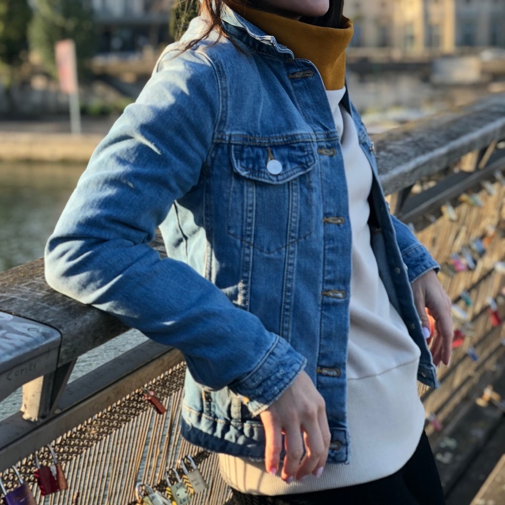 Zara Trafaluc | “Best Vibes” Color Block Turtlene… - image 6